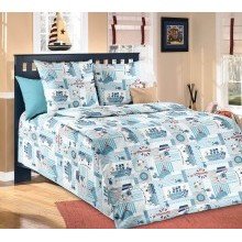 Наволочка 40х60 бязь (1шт) на клапане Кораблик Наволочка 40х60 бязь (1шт) на клапане Кораблик