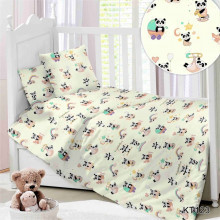 Детское постельное белье ясельное сатин Малыш-панда Детское постельное белье ясельное сатин Малыш-панда